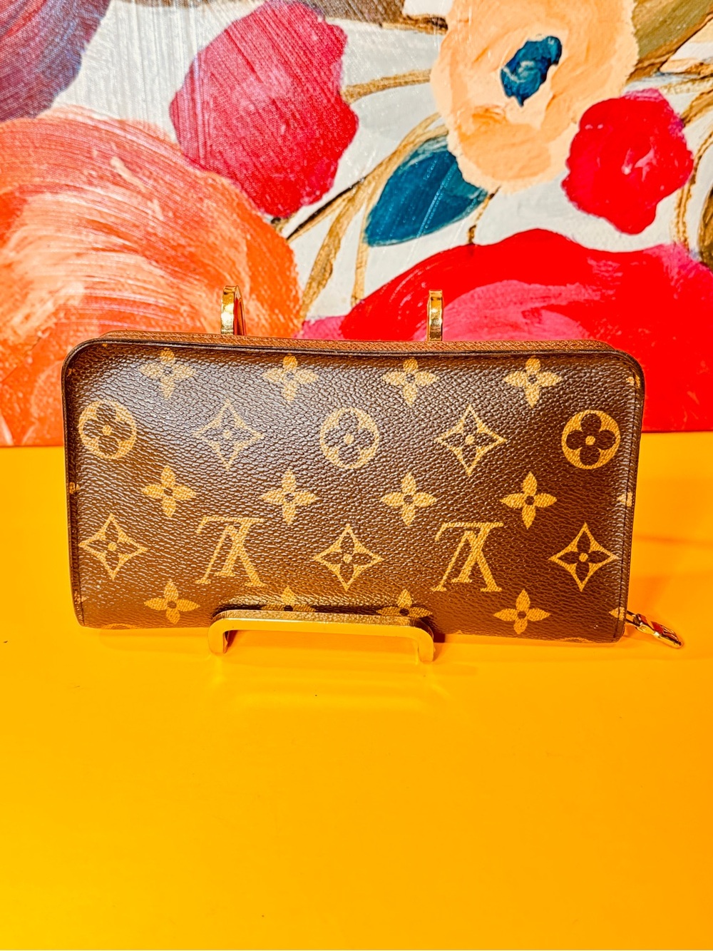Louis Vuitton Monogram Canvas Brown Zip Wallet - Picture 12 of 15
